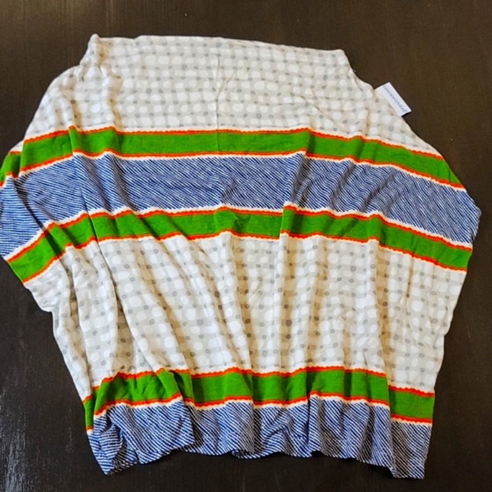 Canopy Coulture Car seat cover, green orange blue pattern, One Size